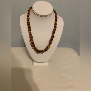 Genuine Baltic Amber. This beautiful 21 inches Necklace. Muilty color Amber